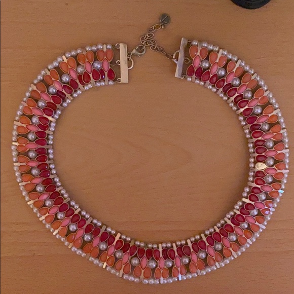 Talbots Multicolor Collar Statement Necklace - Picture 2 of 4
